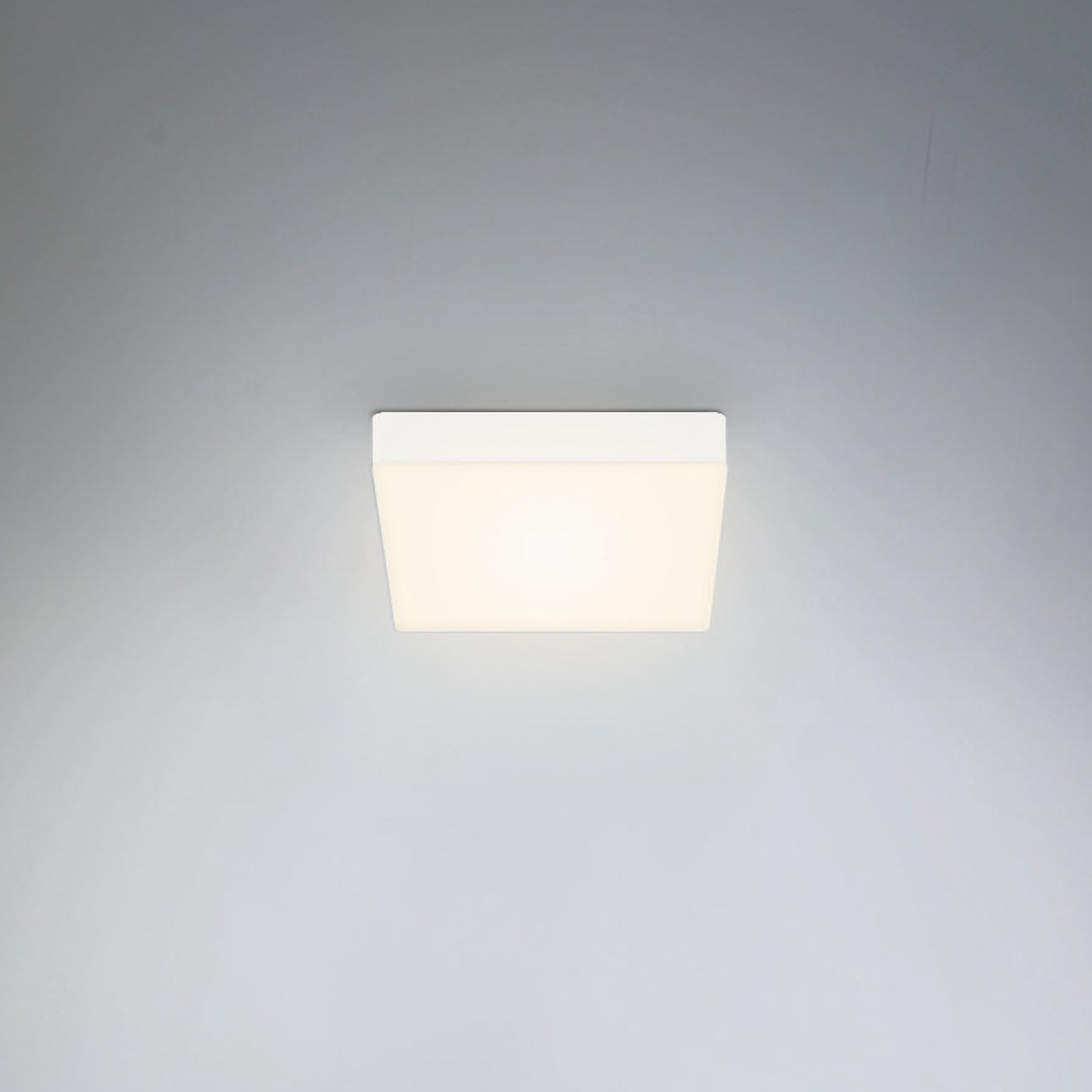 Flame LED ceiling light, square