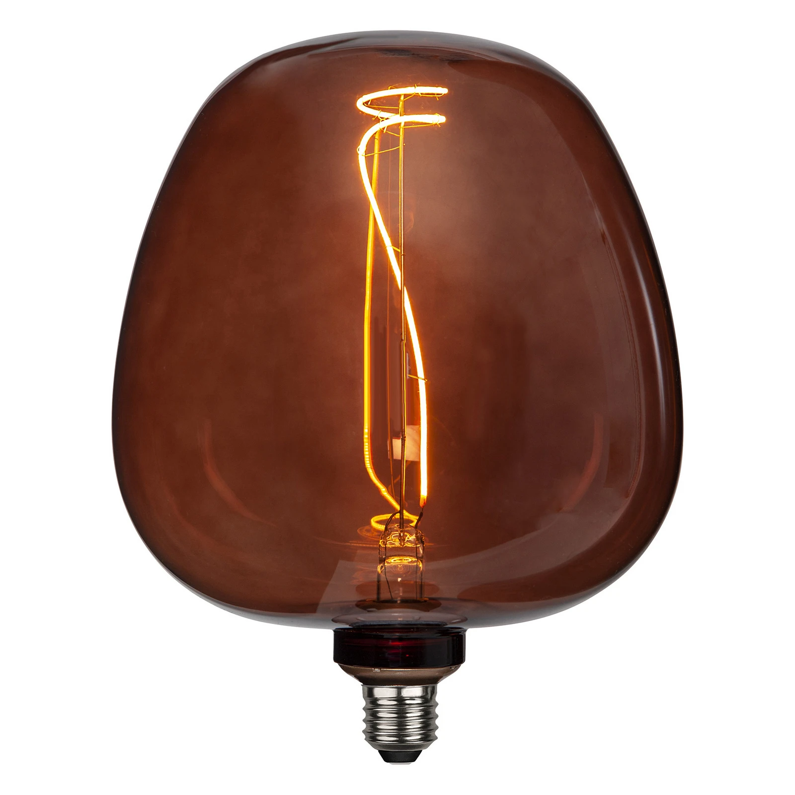 Cognac Apple LED decorative lamp E27 2 W 1,800 K