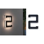 Paulmann LED solar house number 2