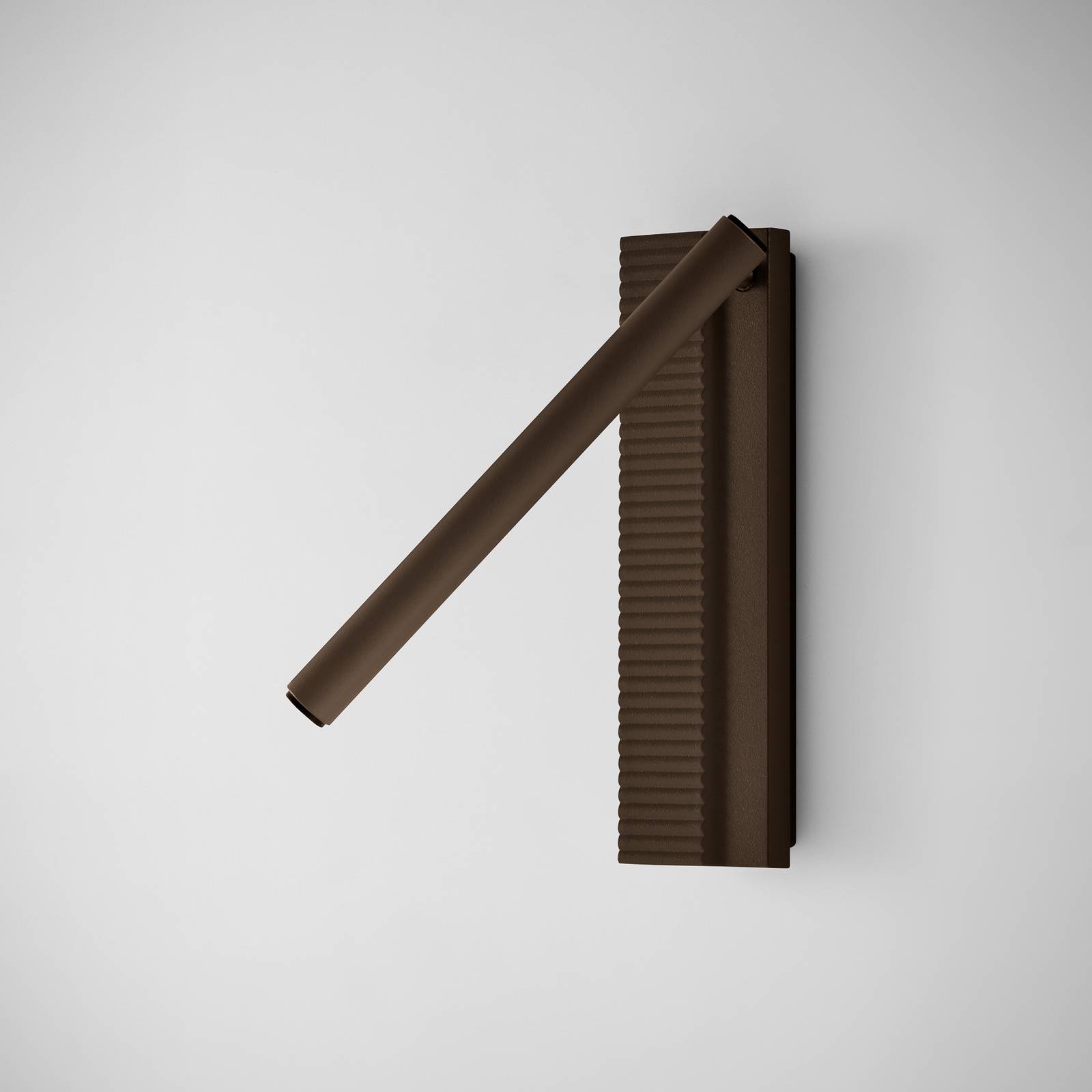 Applique murale LED Bover Arid A/03 marron, aluminium, 2 700 K