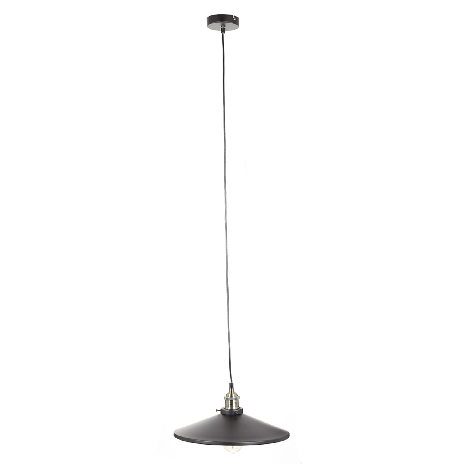 Viktor - hanglamp van aluminium, zwart