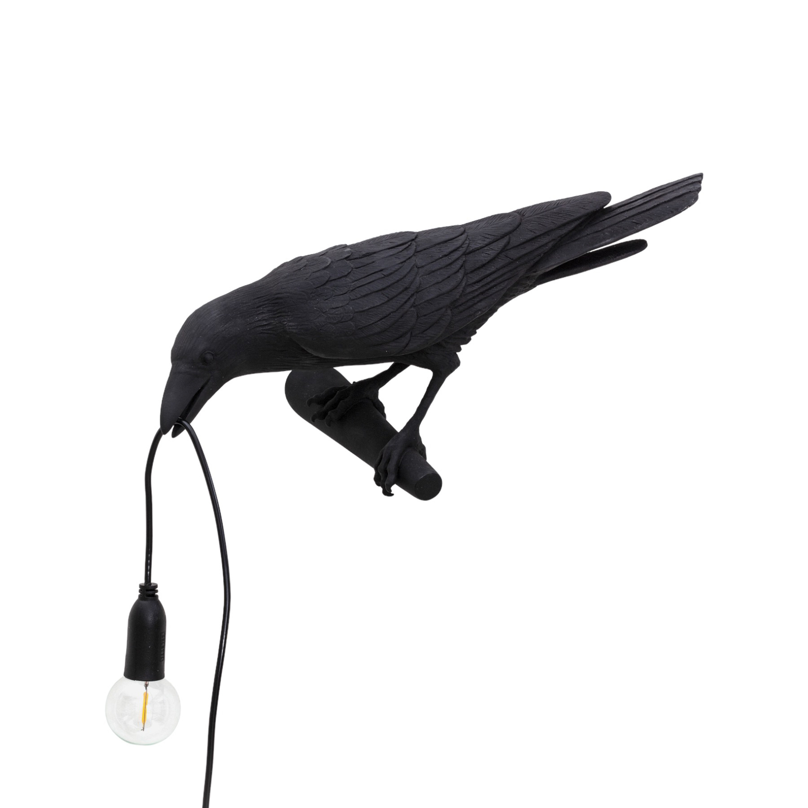 Kinkiet dekoracyjny LED Bird Lamp zwrócony w lewo