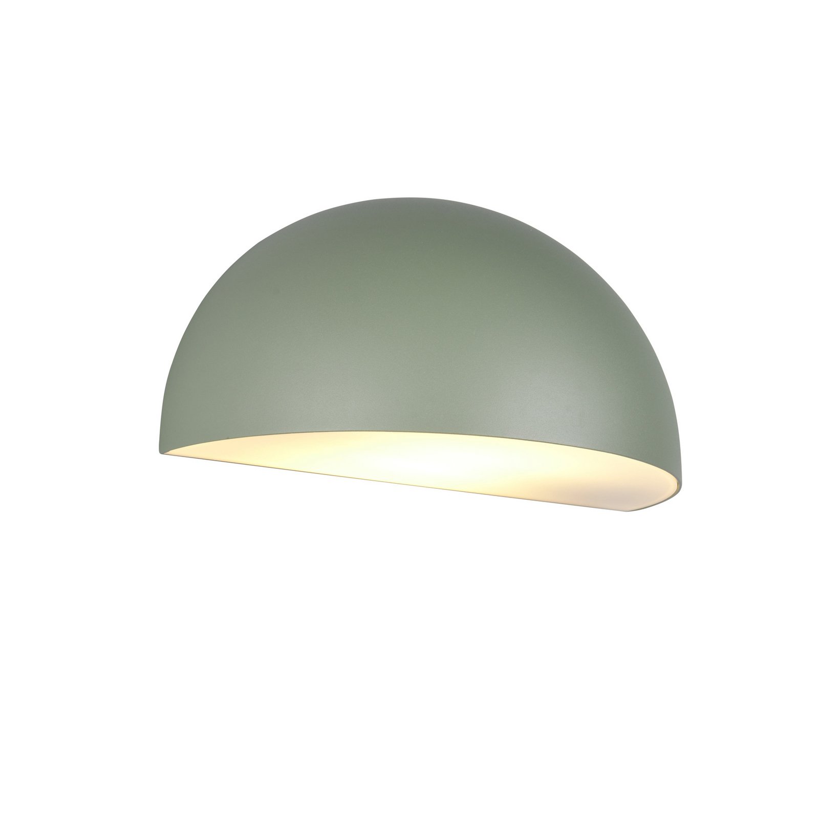 Āra sienas lampa MAAS, zaļa, platums 27 cm, metāls, IP44