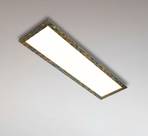 Quitani Aurinor LED paneel, goud gepatineerd, 125 cm