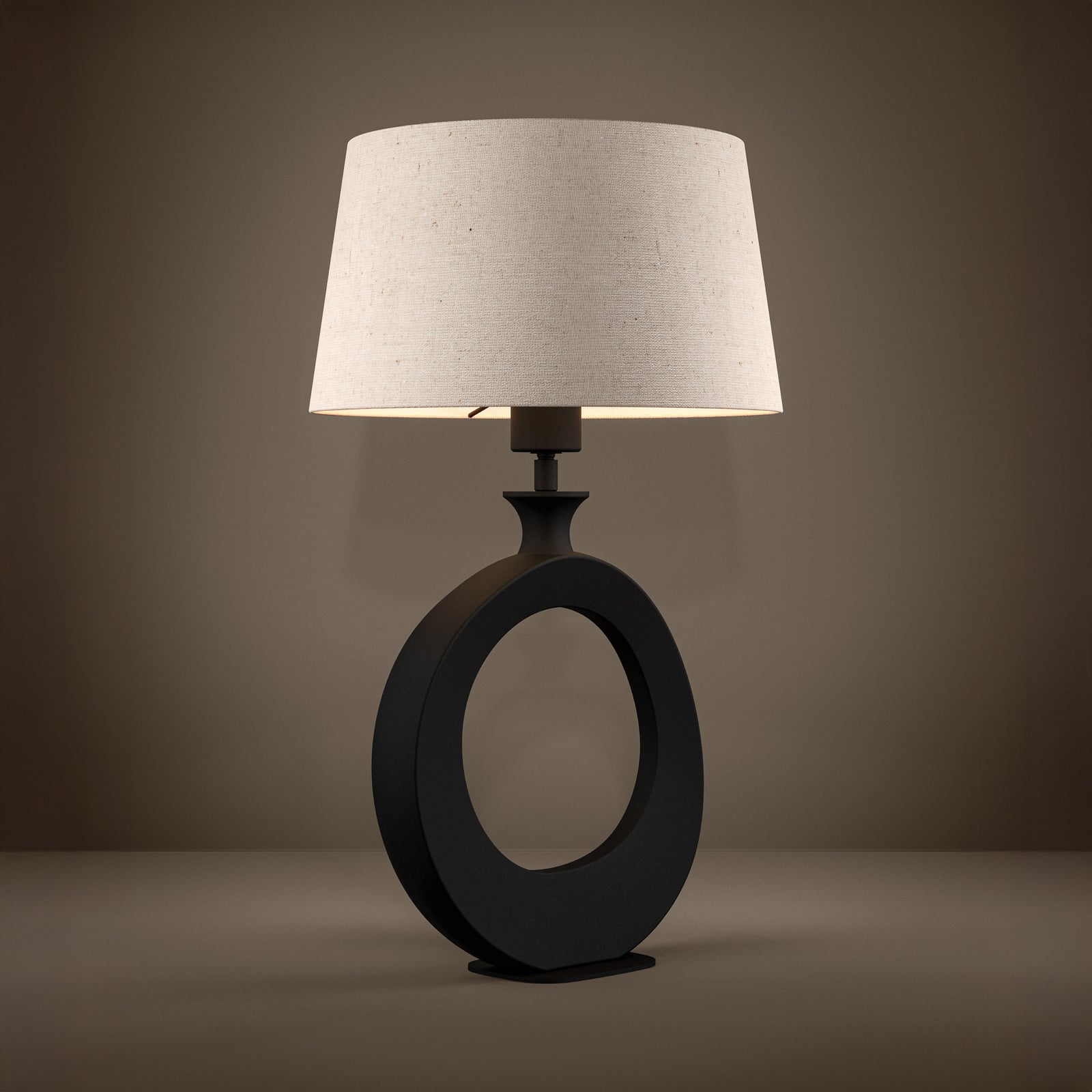 Lampa de masă Stars of Light Diezma bej/negru înălțime 53 cm - Camera de zi / sufragerie - Modern - bej / negru - Metal