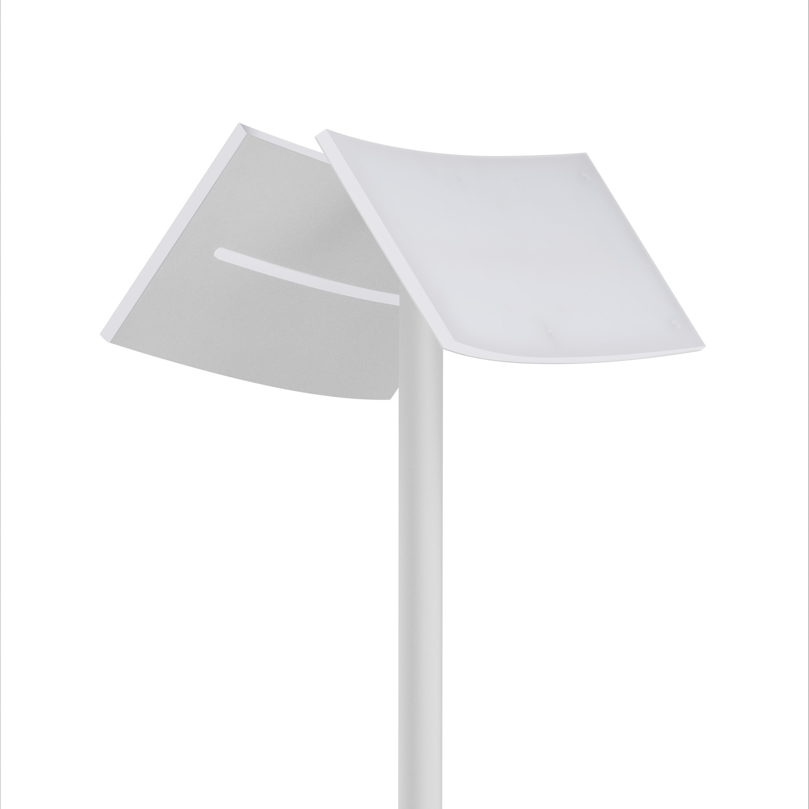 Lámpara de pie LED Evolo CCT, blanco
