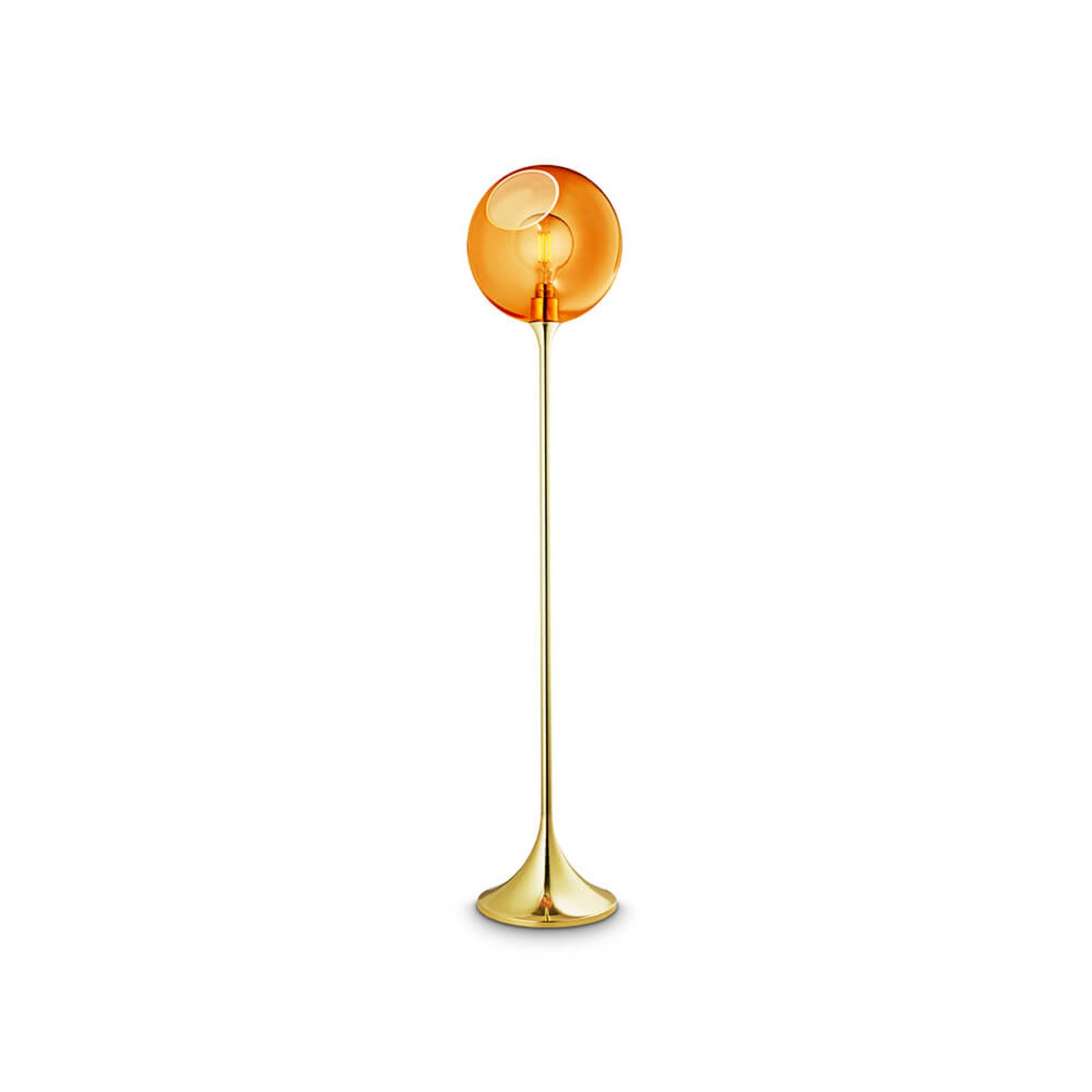 Ballroom Floor Lamp Amber/Gold - Design By Us