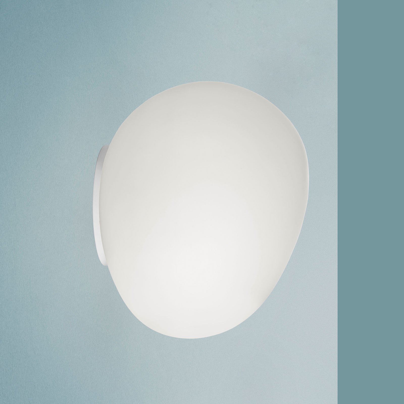 Gregg MIDI applique murale blanc verre - Foscarini