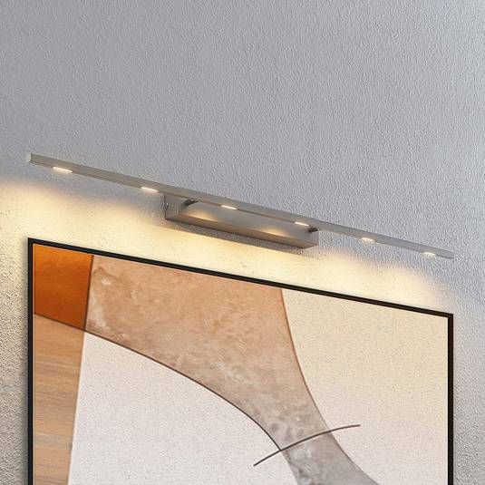 Lucande Alexis LED képlámpa 118 cm matt nikkel