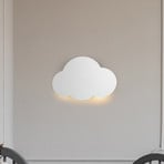 Sienas lampa Cloud, balta, tērauds, netiešā gaisma, 38 x 27 cm