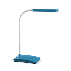 Lampada da scrivania a LED MAULpearly, blu, 38 cm, dimmerabile, CCT