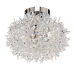 Bloom CW2 Applique Murale/Plafonnier Cristal - Kartell