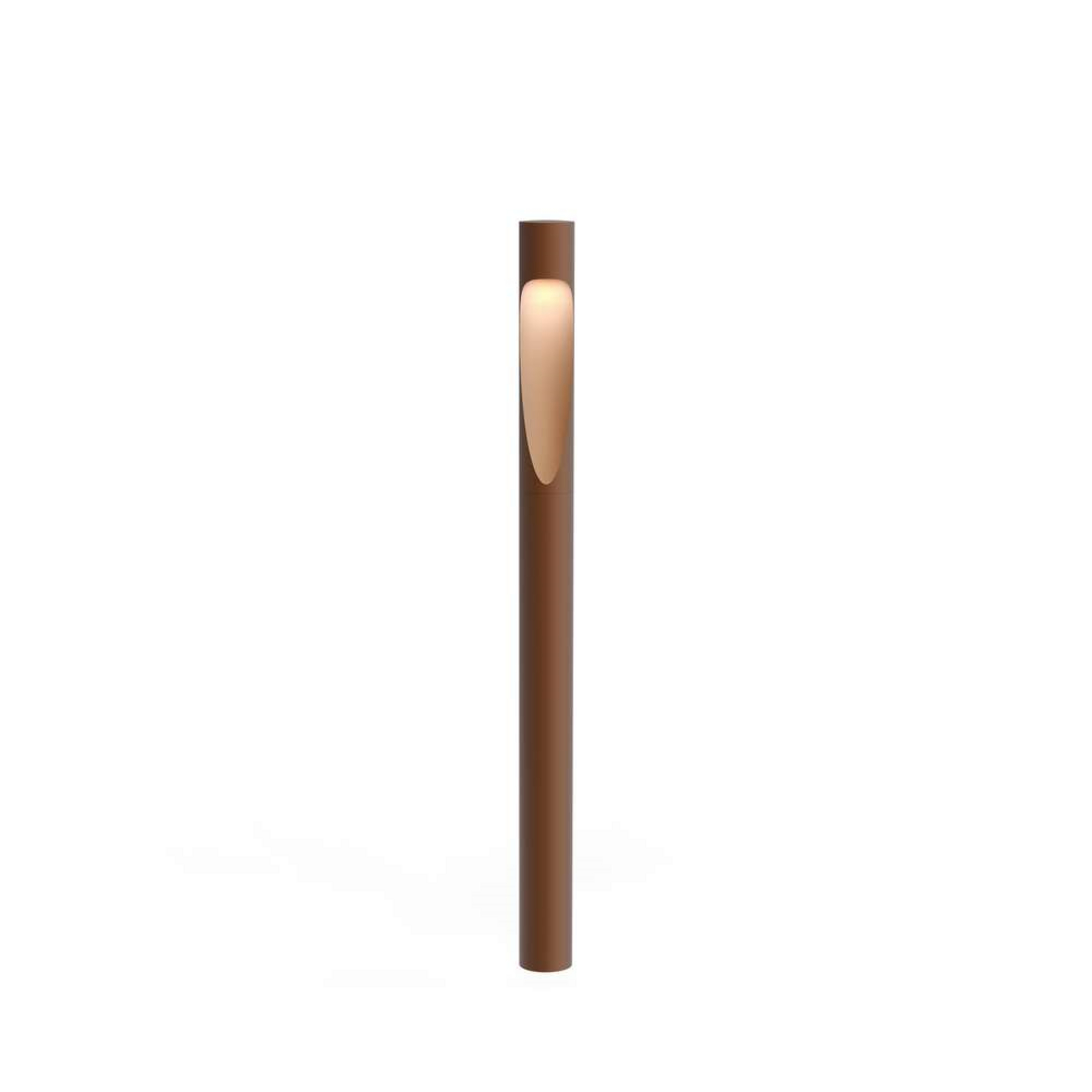 Flindt Buiten Bollard H110 3000K Dali Corten - Louis Poulsen