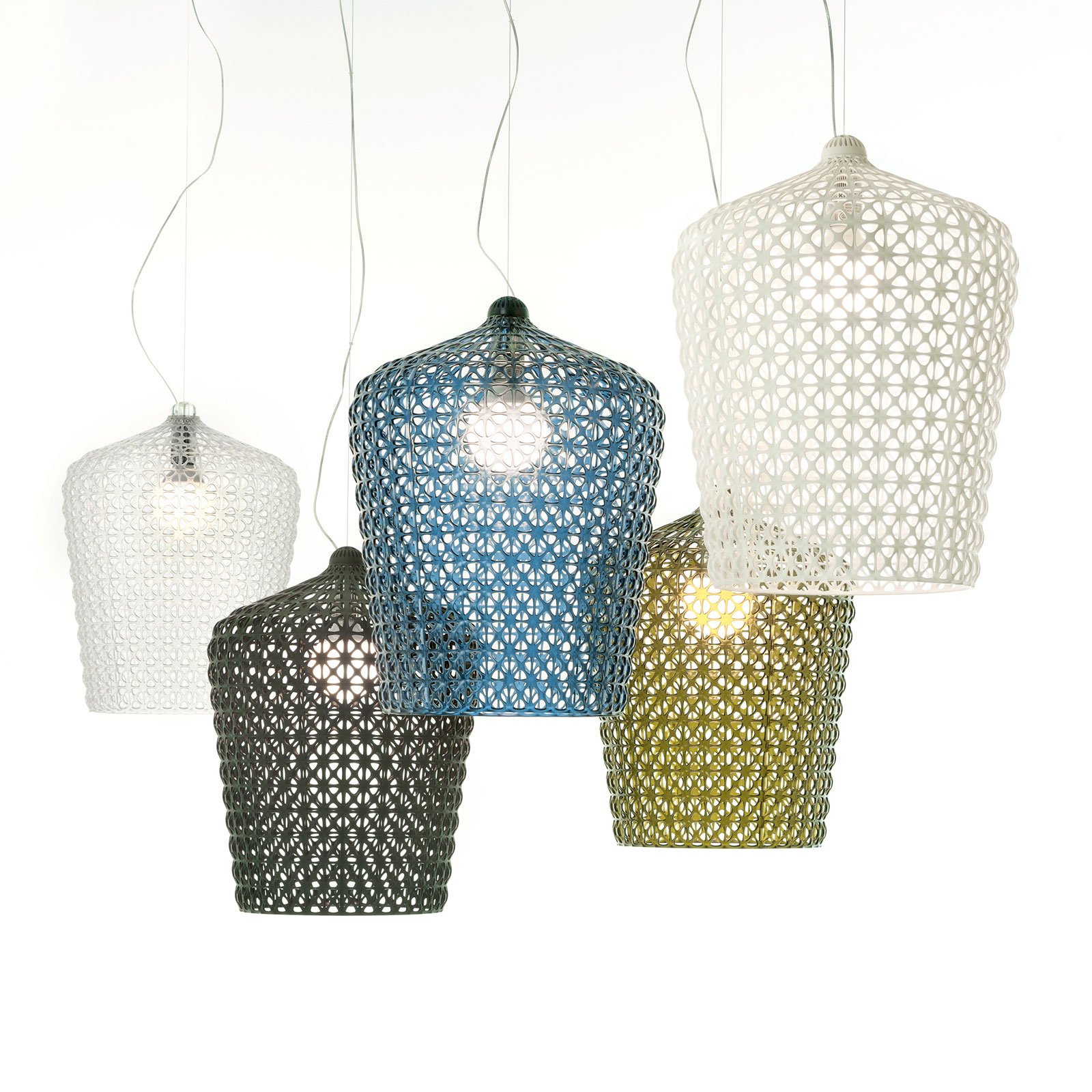 Kabuki Lustră Pendul White - Kartell