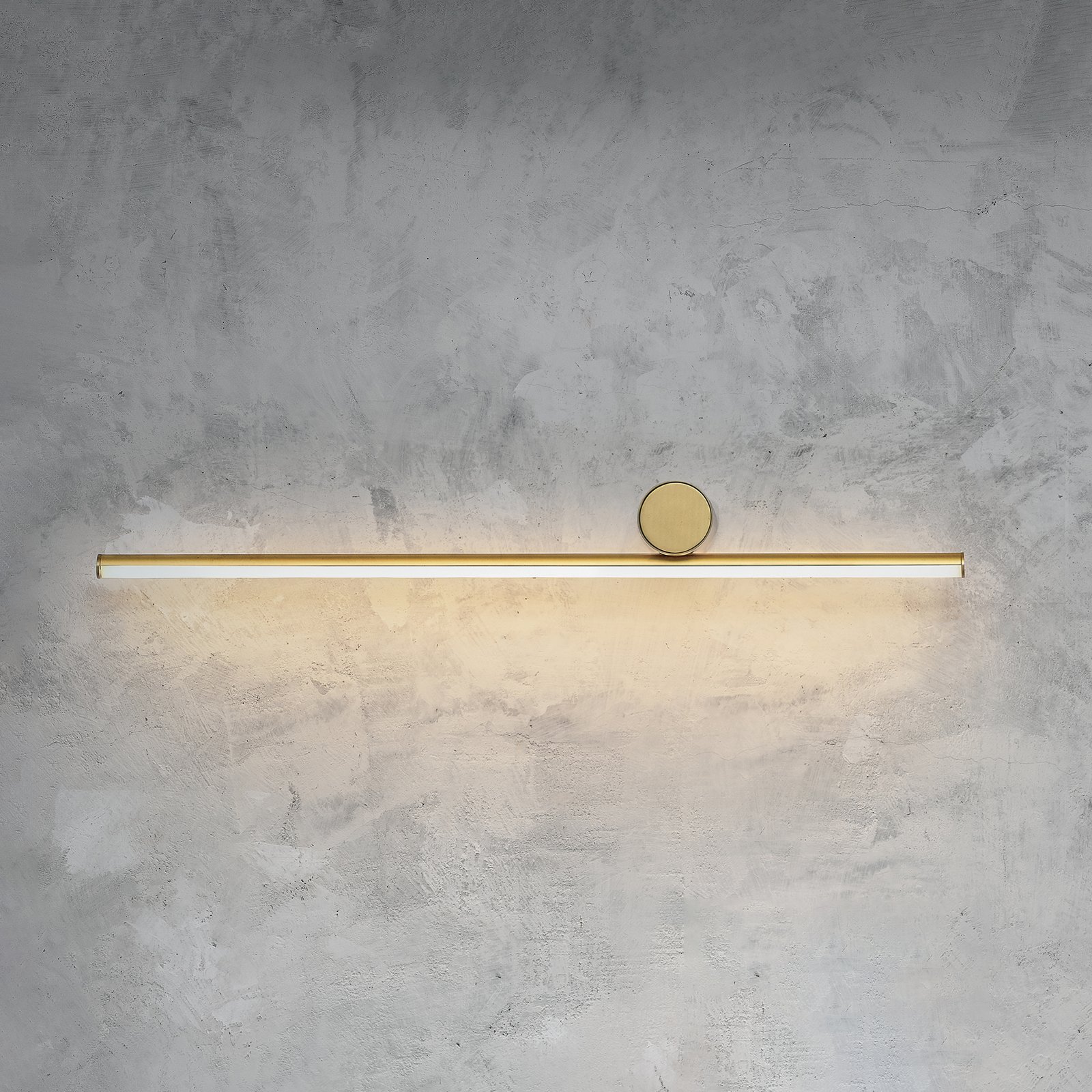 FLOS Coordinates W1 LED wall light, champagne