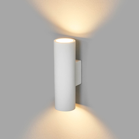2-flammige Gipswandlampe Norwin