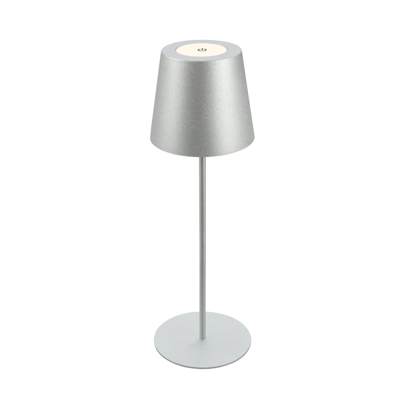 LED table lamp 7508014 matt chrome 2,700 K IP44 Touchdim