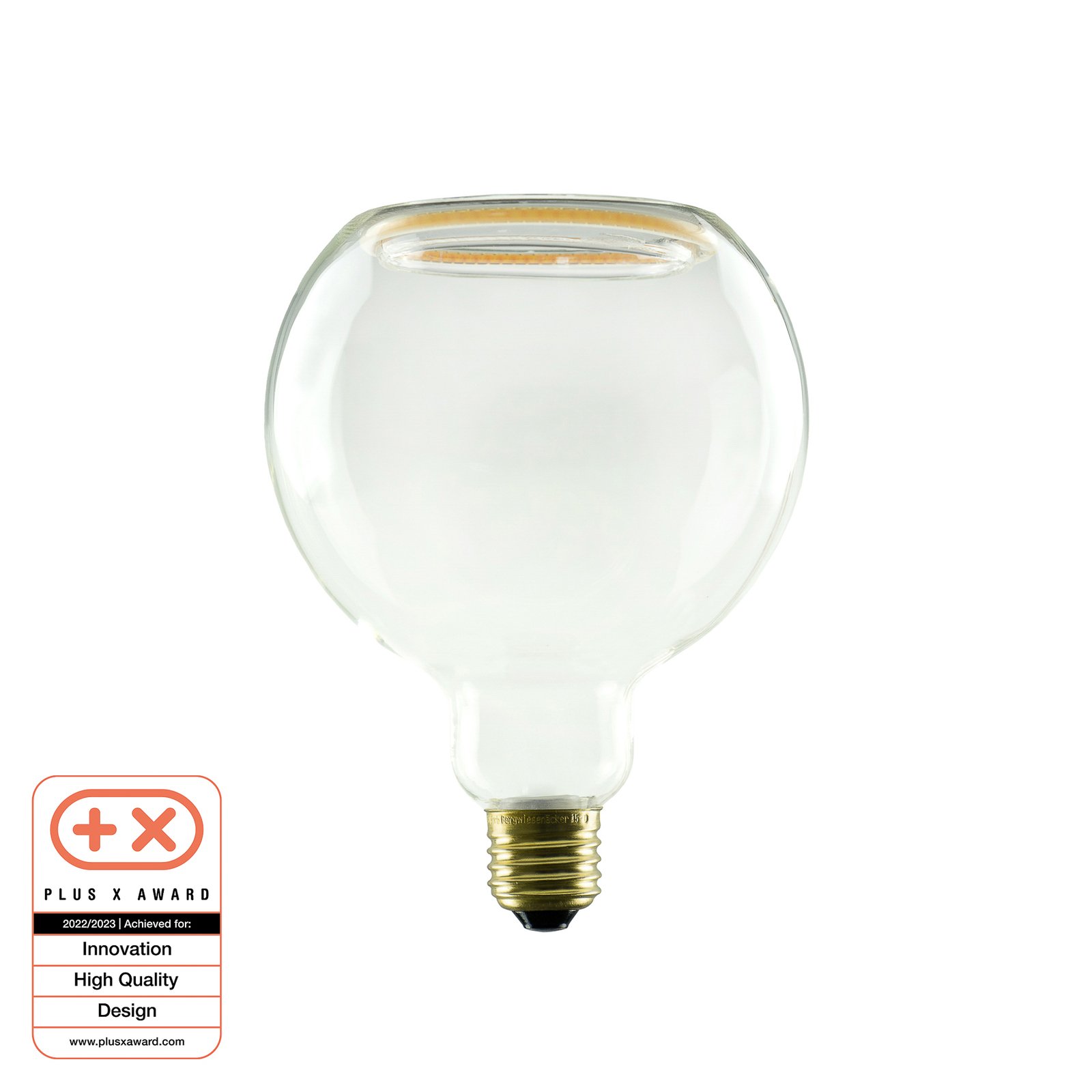 SEGULA LED bulb G125 E27 6.2 W clear ambient dim