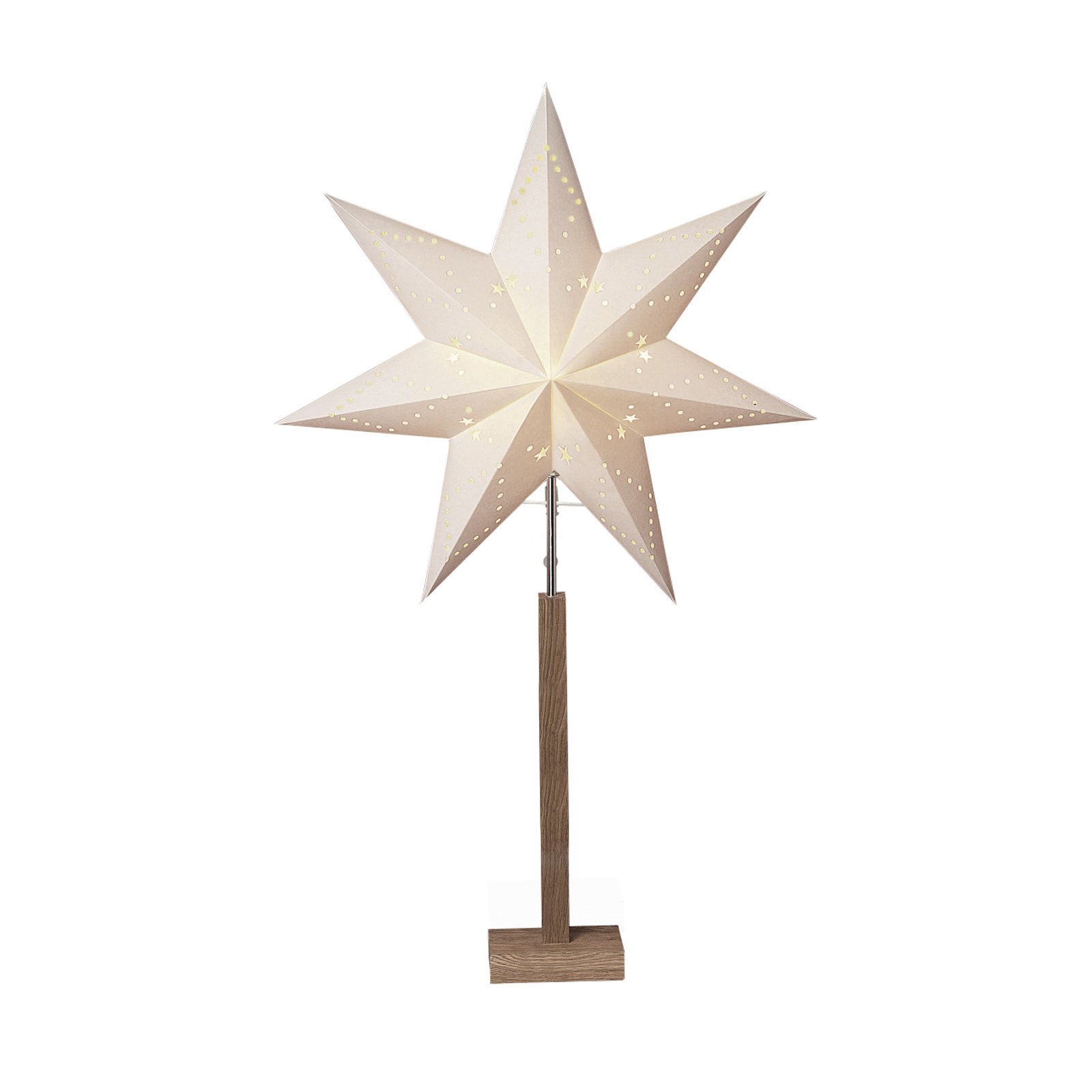 Karo Maxi standing star, natural oak/white