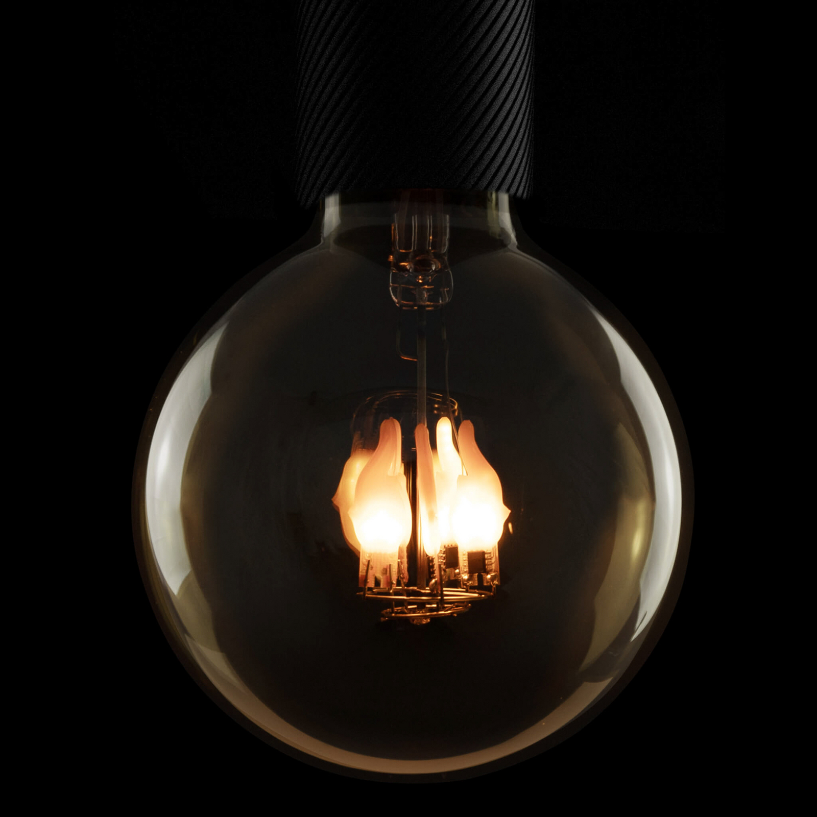 Segula LED Fire Flame Line E27 1W G125 rök hängande 1800K Segula LED Fire Flame Line E27 1W G125 rök hängande 1800K