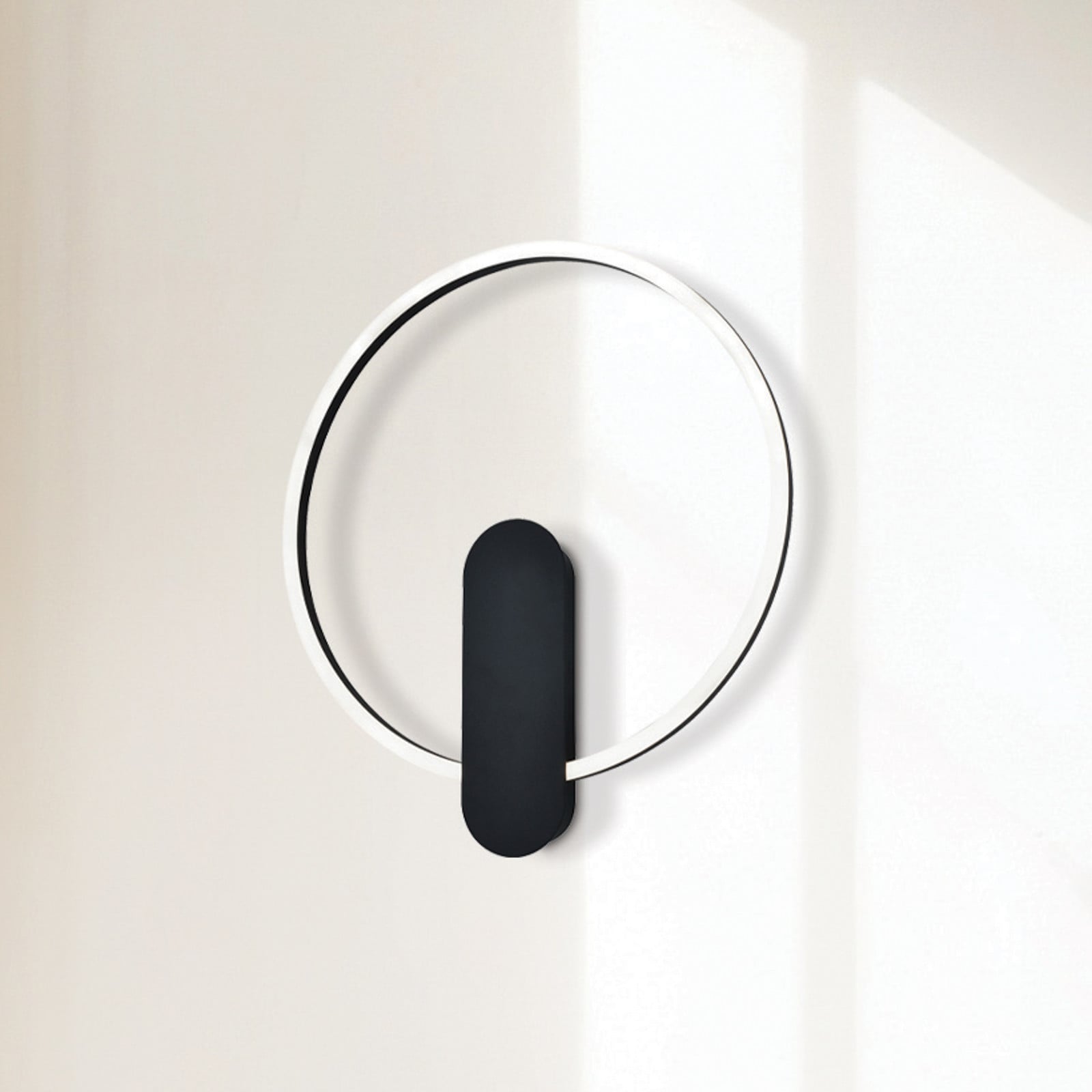 Viokef Aplică de perete cu LED Zaklin negru nisip înălțime 45 cm metal - Camera de zi / sufragerie - Modern - negru-nisipos - Aluminiu