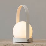 Audo Carrie lampe déco LED batterie IP44, blanche