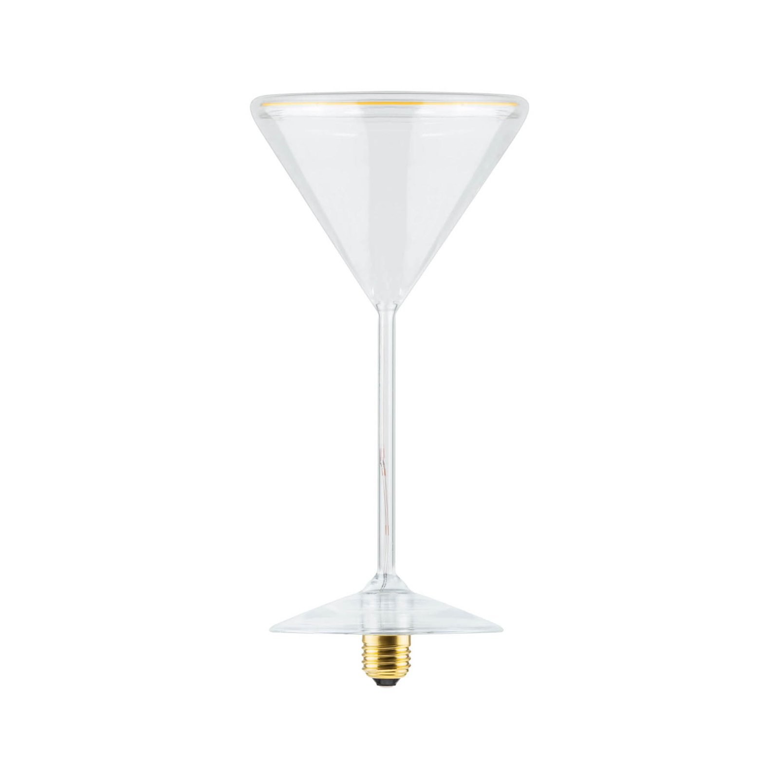 SEGULA Ampoule LED Floating Martini, E27, 6 W, 922 à intensité variable