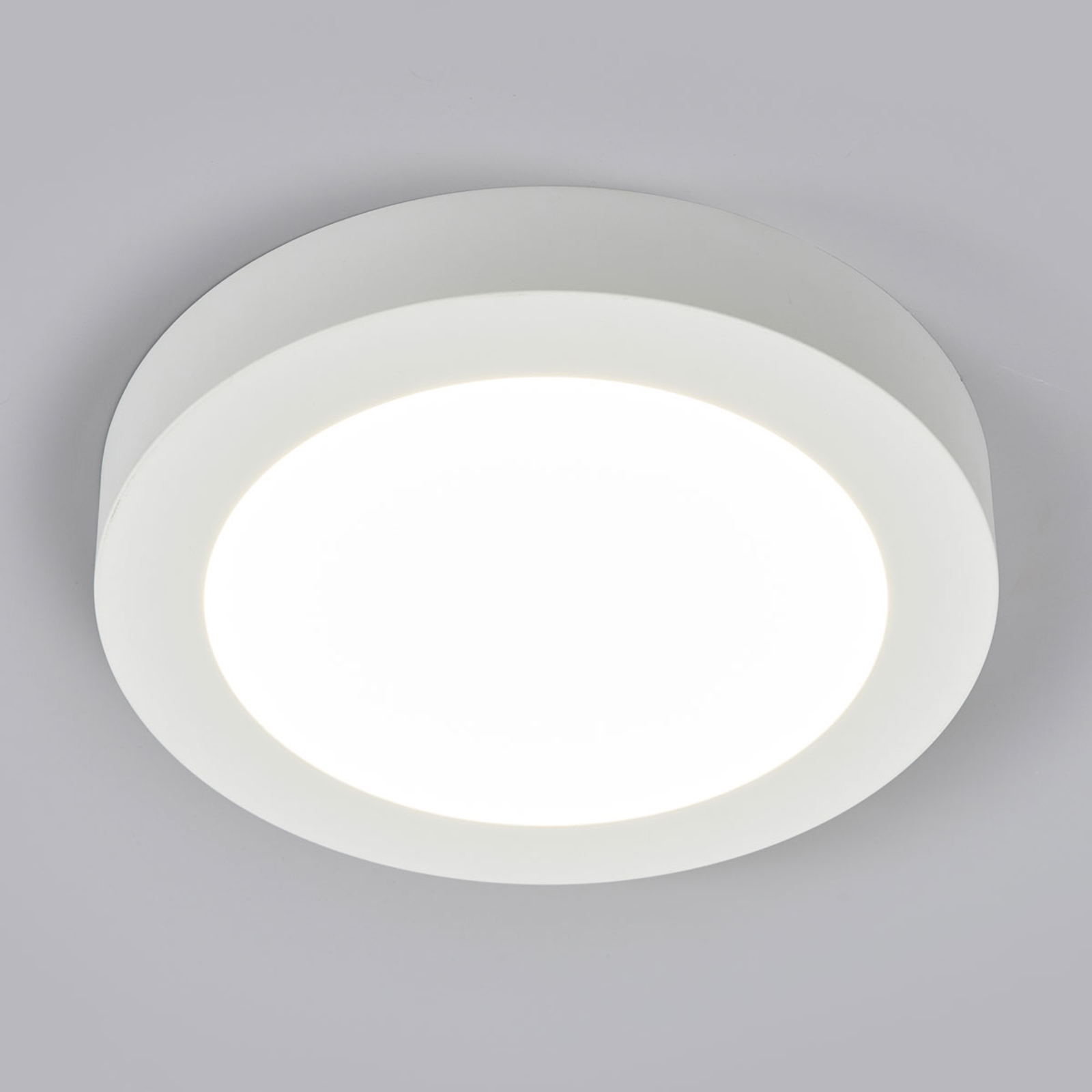 Plafonnier LED Marlo blanc 4 000 K rond 25,2 cm