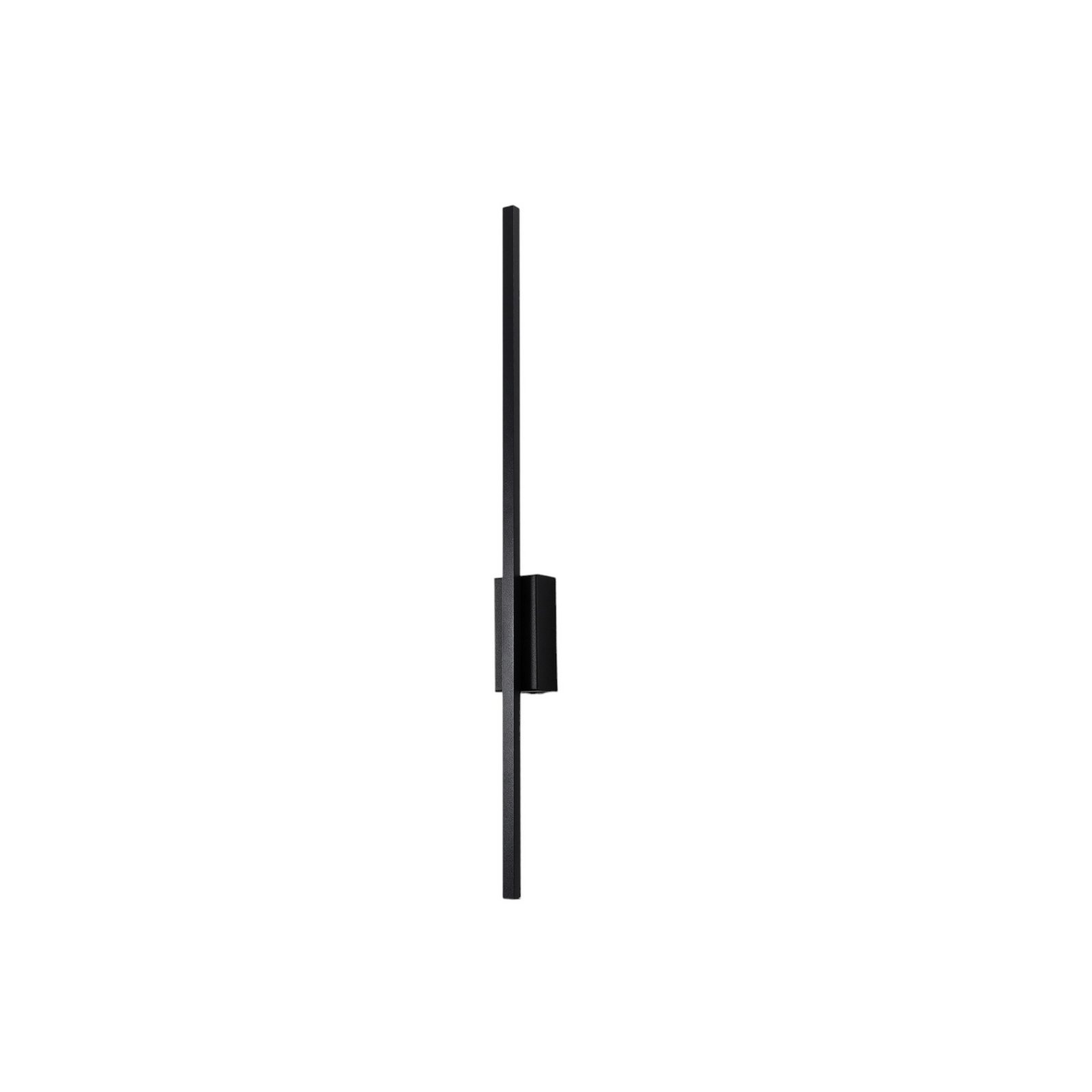 LED-Wandleuchte Flash, schwarz, Höhe 79 cm, Metall 1-flammig