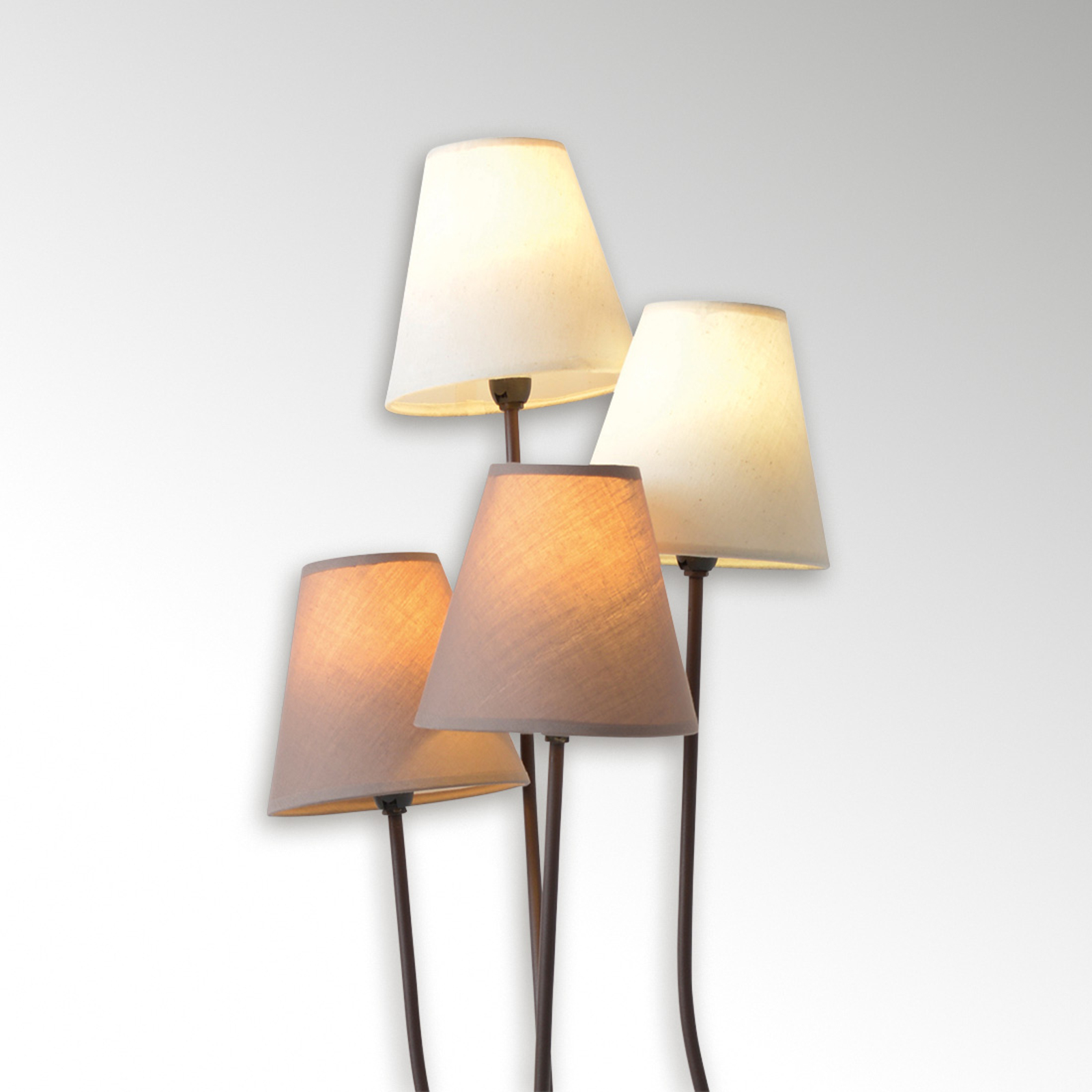 Twiddle - lampadaire a quatre lampes