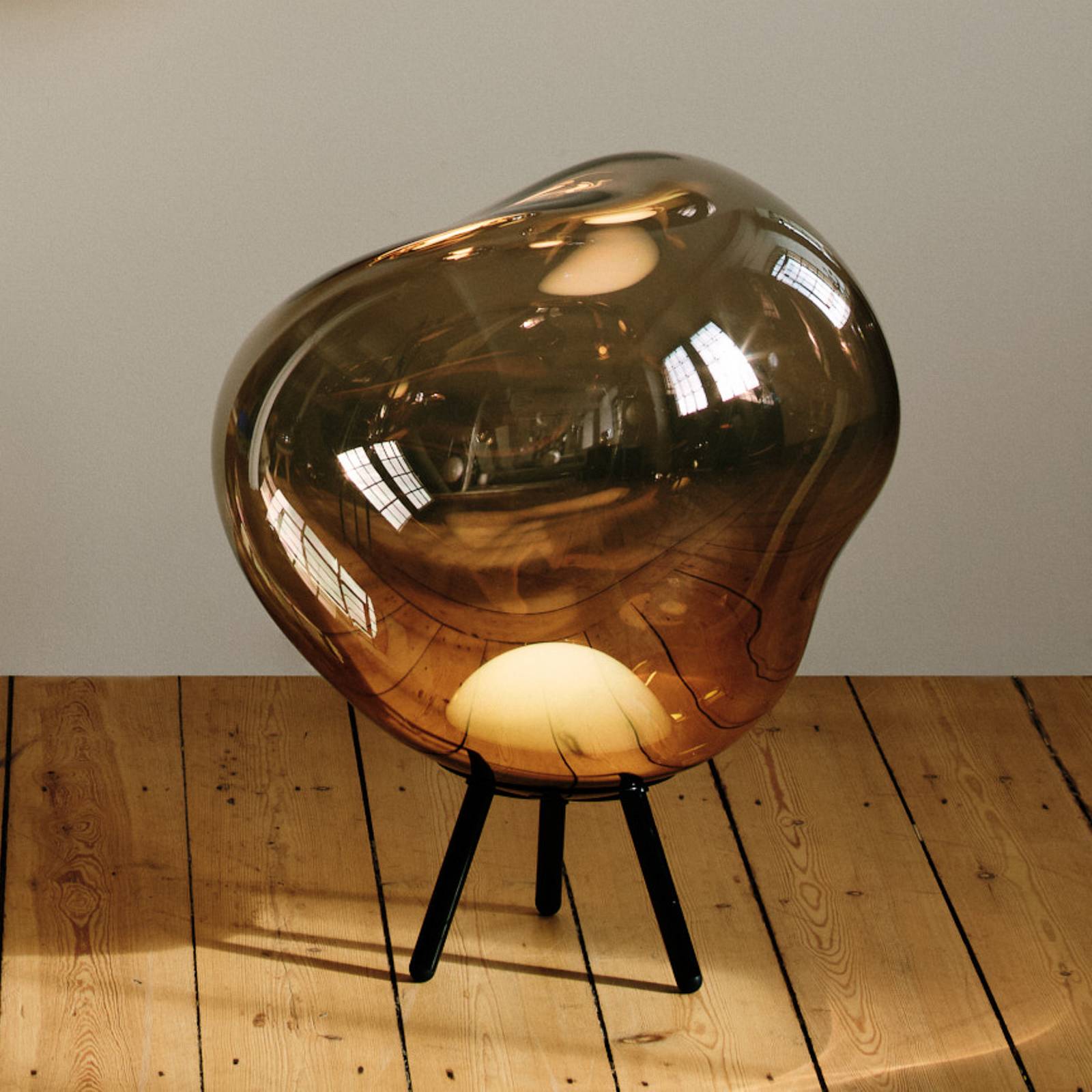 Tom Dixon Tom Dixon LED bateriová terasová lampa Melt large, bronzová barva