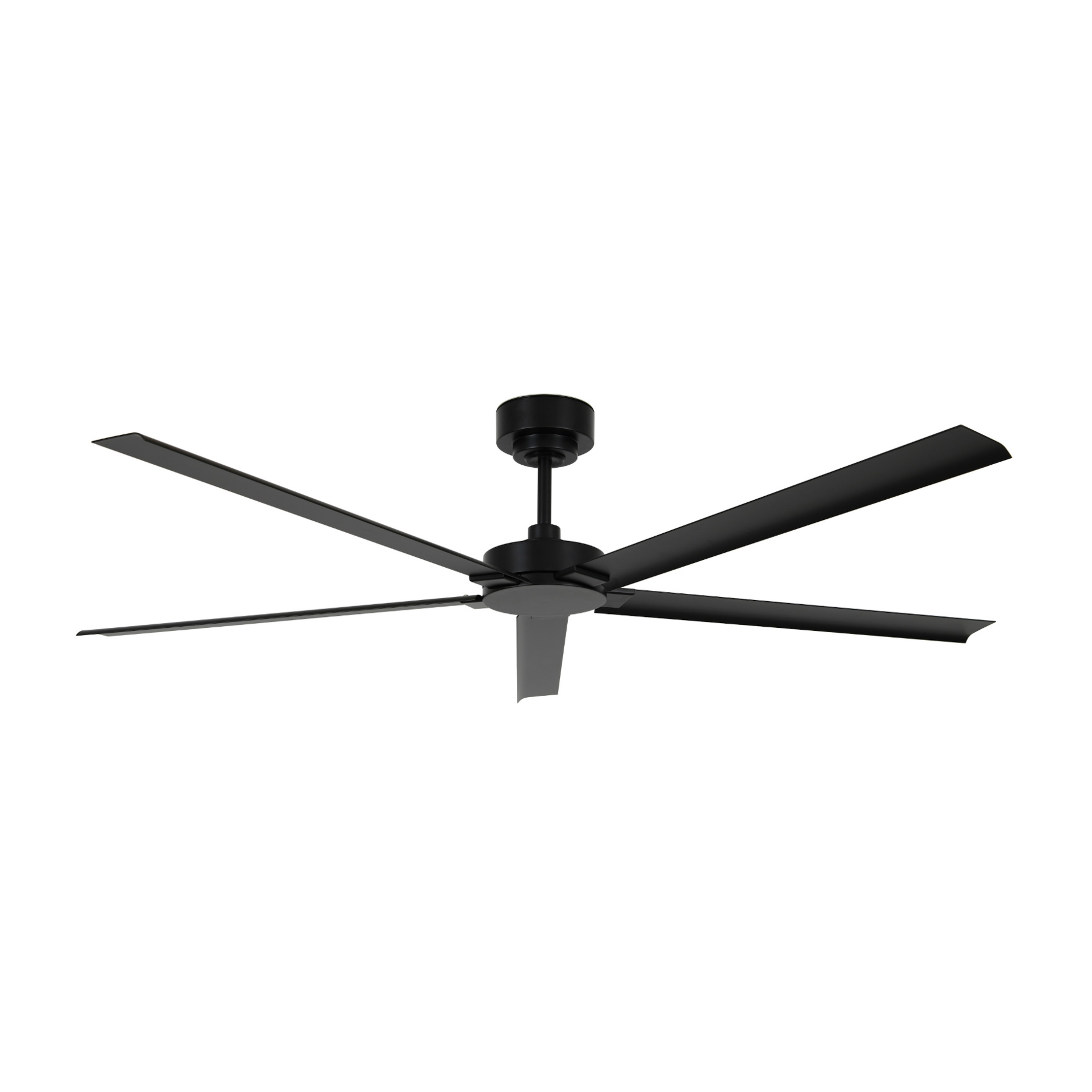 Monza takfläkt, svart, Ø152 cm, IP55 – Beacon