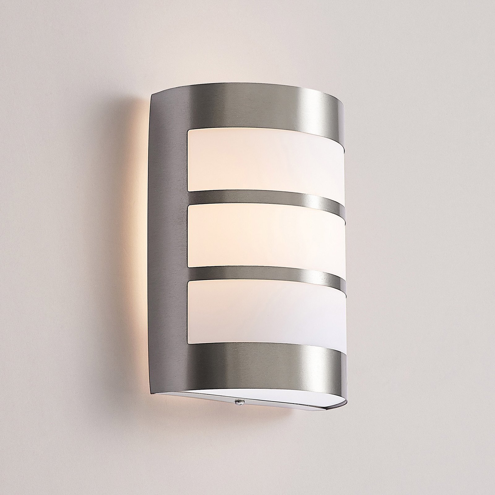 ELC Kiaan outdoor wall light with stripes Lights.co.uk
