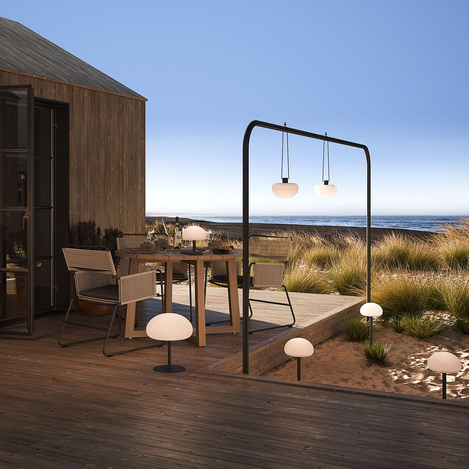 Sponge 34 Bordlampe Black/White - Nordlux