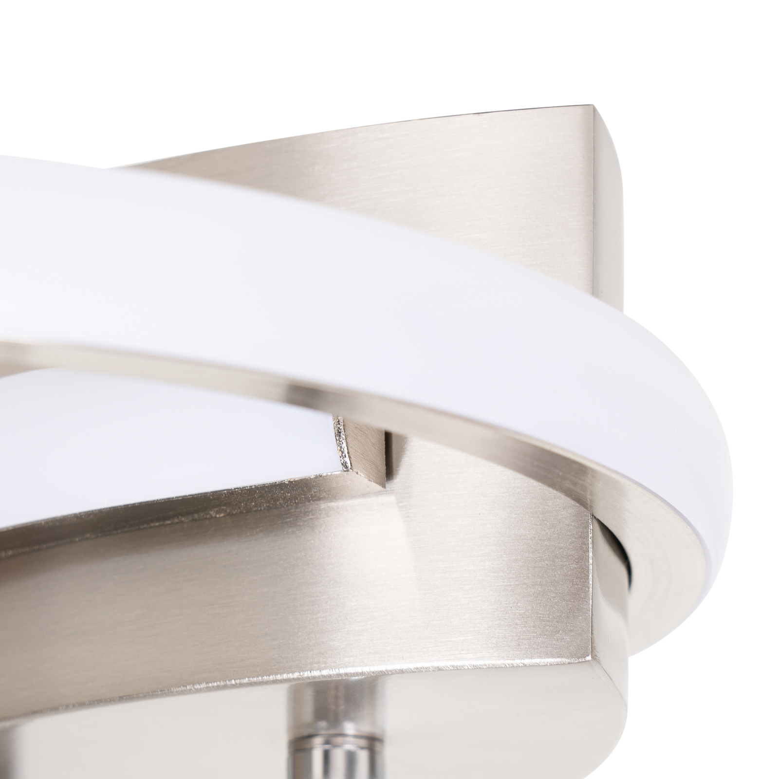 Lindby Chukira Plafonnier LED 36W stepdim nickel