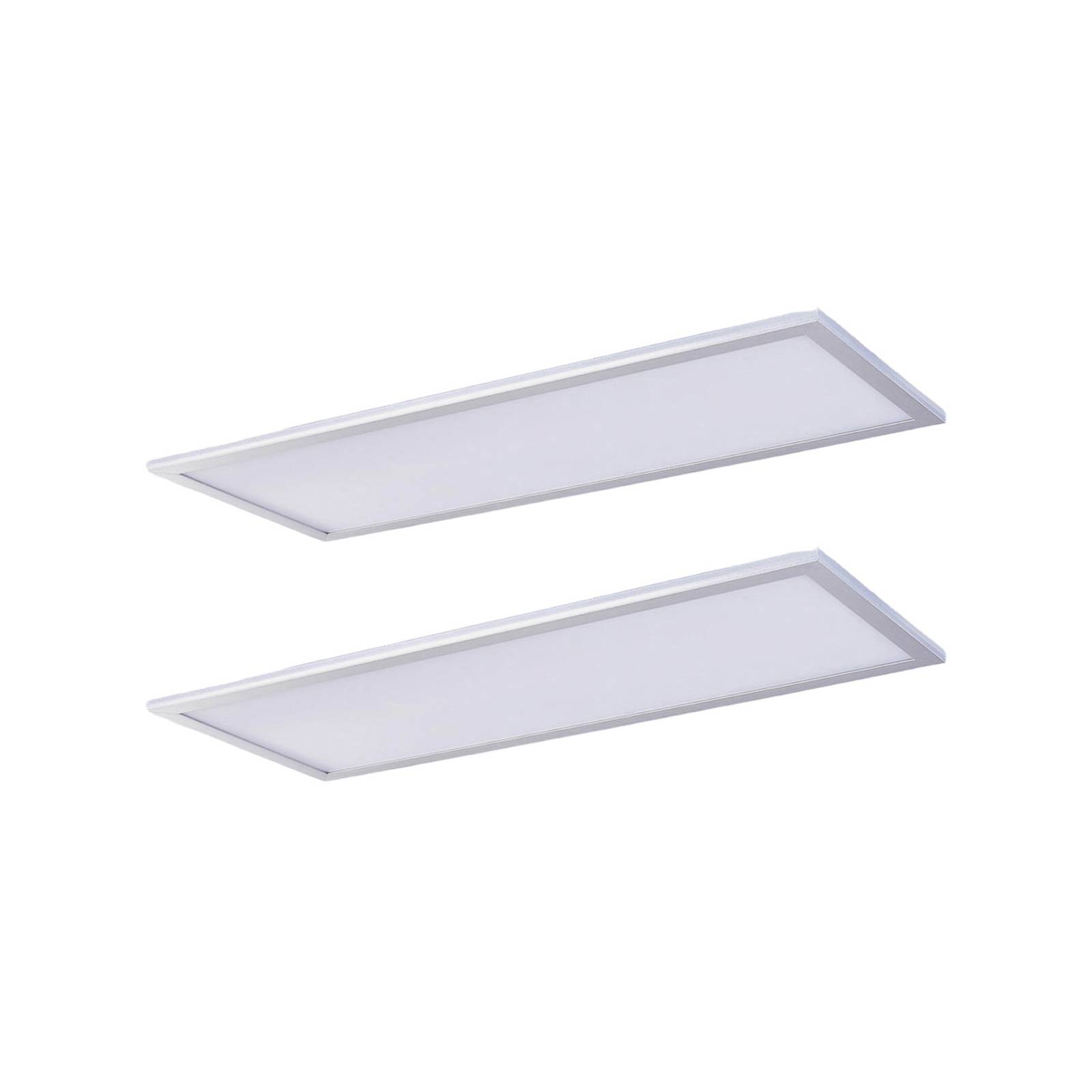 Lindby Livel LED panel, 4000 K, 80x30 cm 2-es klt