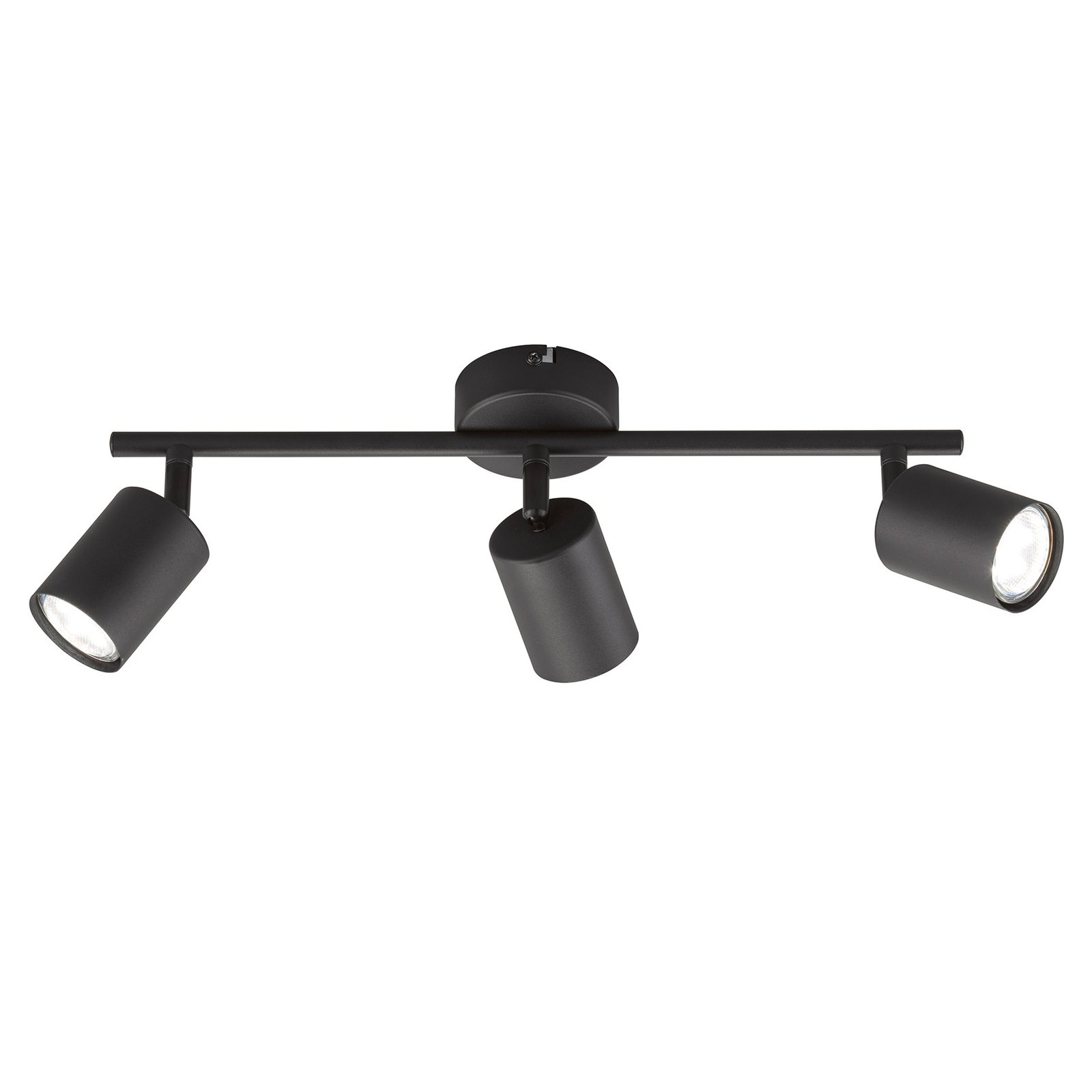 LED lubinis prožektorius "Vano", juodas, trijų lempučių, ilgas