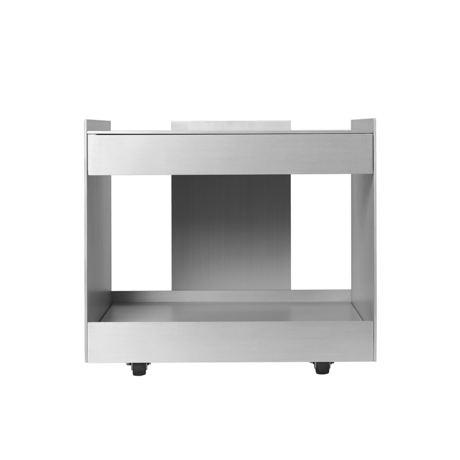 LAGER LOW Rolltisch, Aluminium Schublade 39 cm - ferm Living