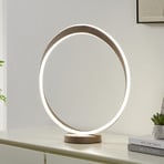Lampe de table LED EGLO CAMEROTA, beige, hauteur 44 cm, CCT, à intensité