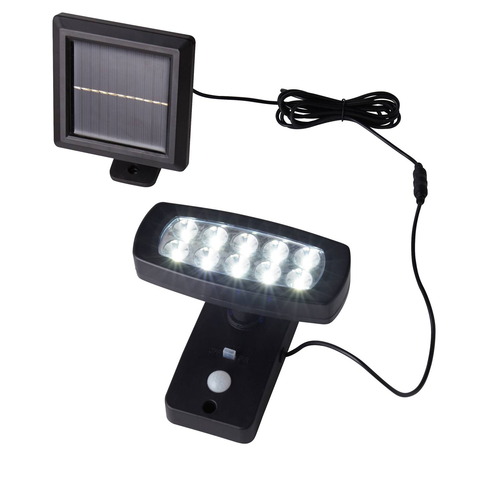 LED-Solarwandleuchte 67423BK-PIR, Bewegungsmelder günstig online kaufen