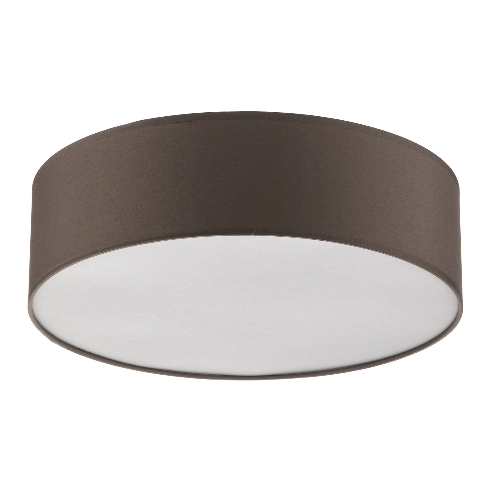 Plafondlamp Rondo, bruin, Ø 45 cm