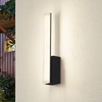 Lucande Lisana LED wall light, vertical, IP44