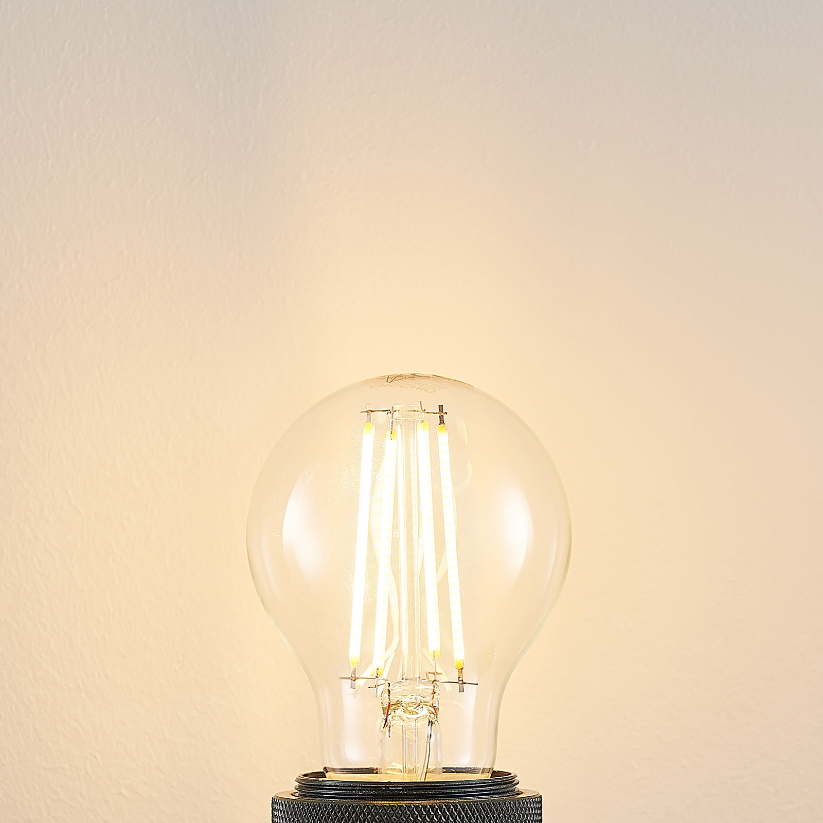 LED bulb E27 A60 6.5 W 2,700 K clear 3 step dimmer