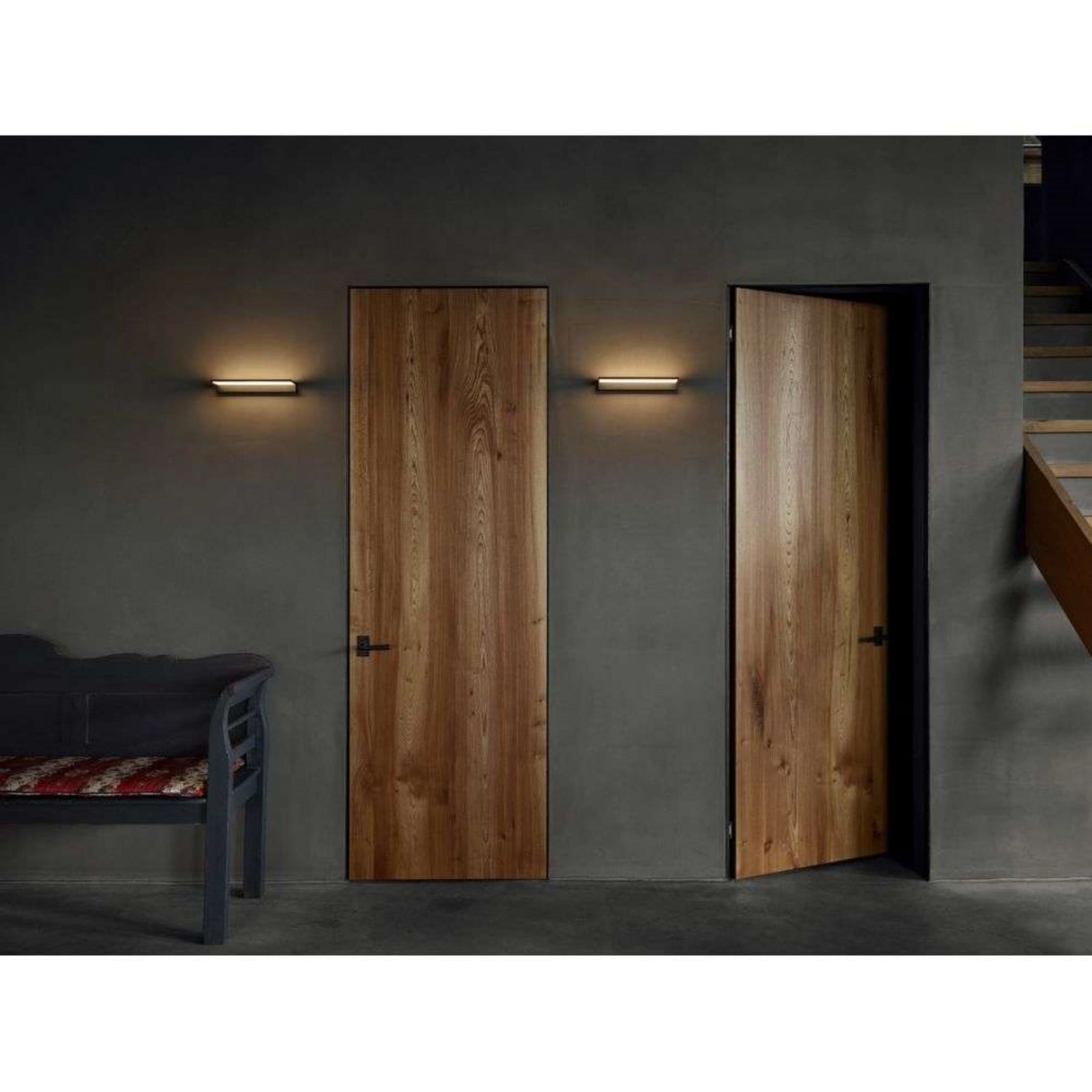 Crib LED Væglampe M IP44 Stainless Steel Serien Lighting - Badeværelse - Metal