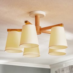 Lámpara de techo Canditia, 5 luces