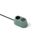Prise NOMAD BLOCK verte 1x type F + USB - Forming Function
