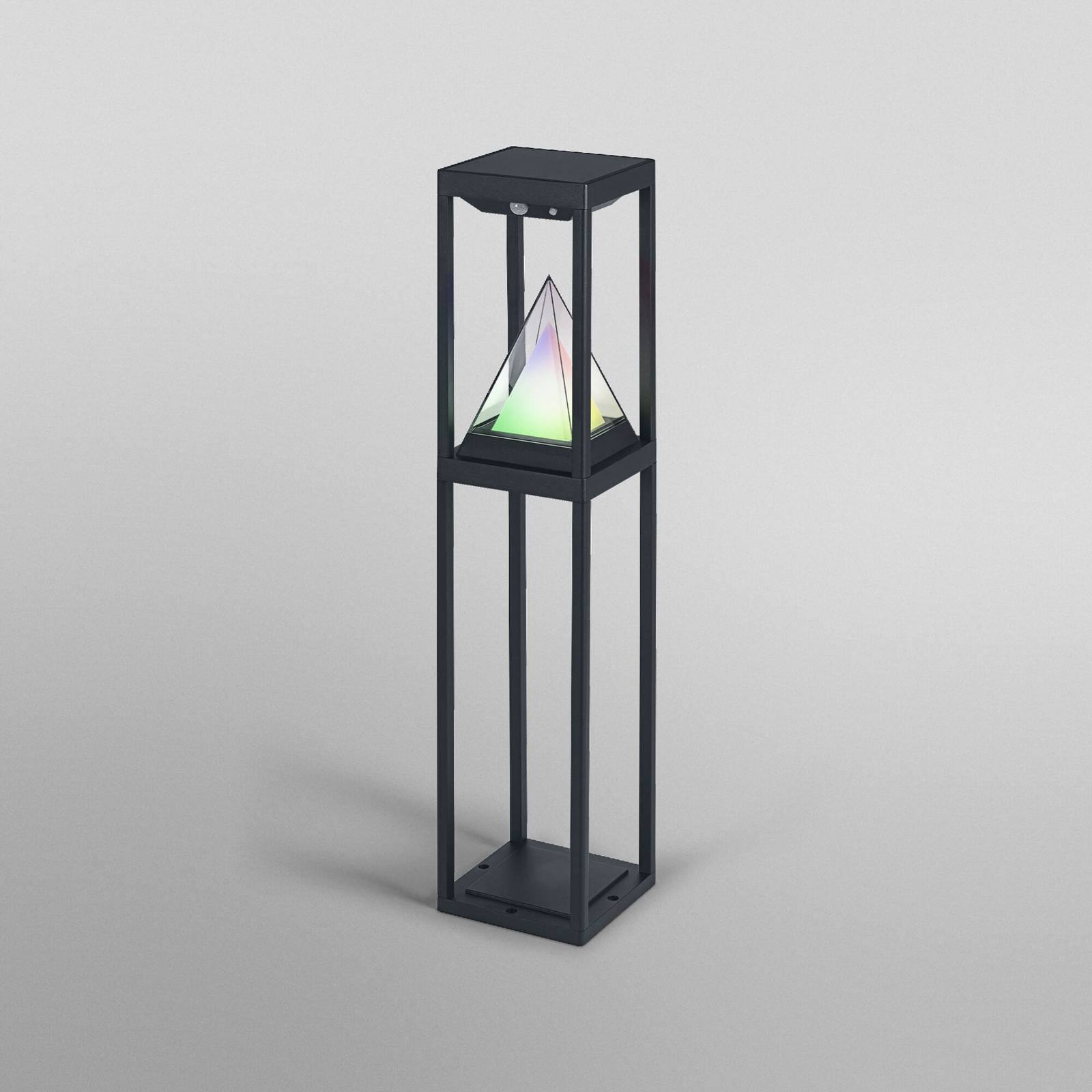 OSRAM SMART+ słupek oświetleniowy LED-słoneczny ALPS, czarny czujnik IP44