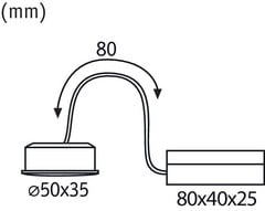 Paulmann Nova Plus érme LED modul, 4 000 K