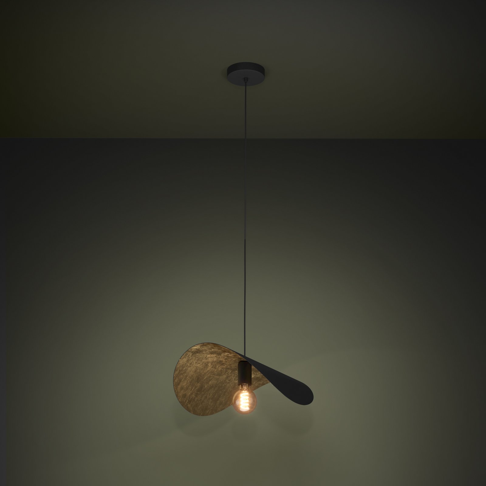 EGLO Stars Of Light Suspension Saceda L. 53cm noir/or