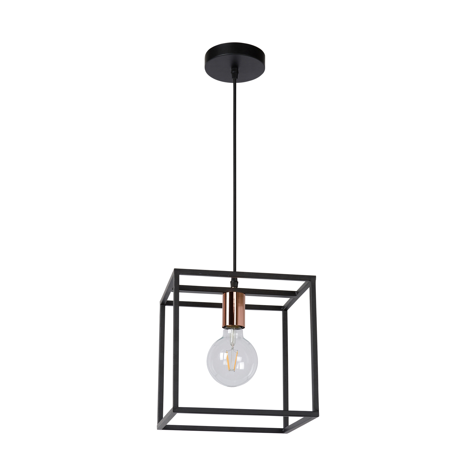 Arthur hanglamp, 1-lamp, zwart